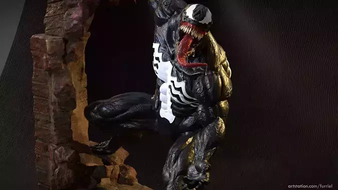 Venom the symbiote STL
