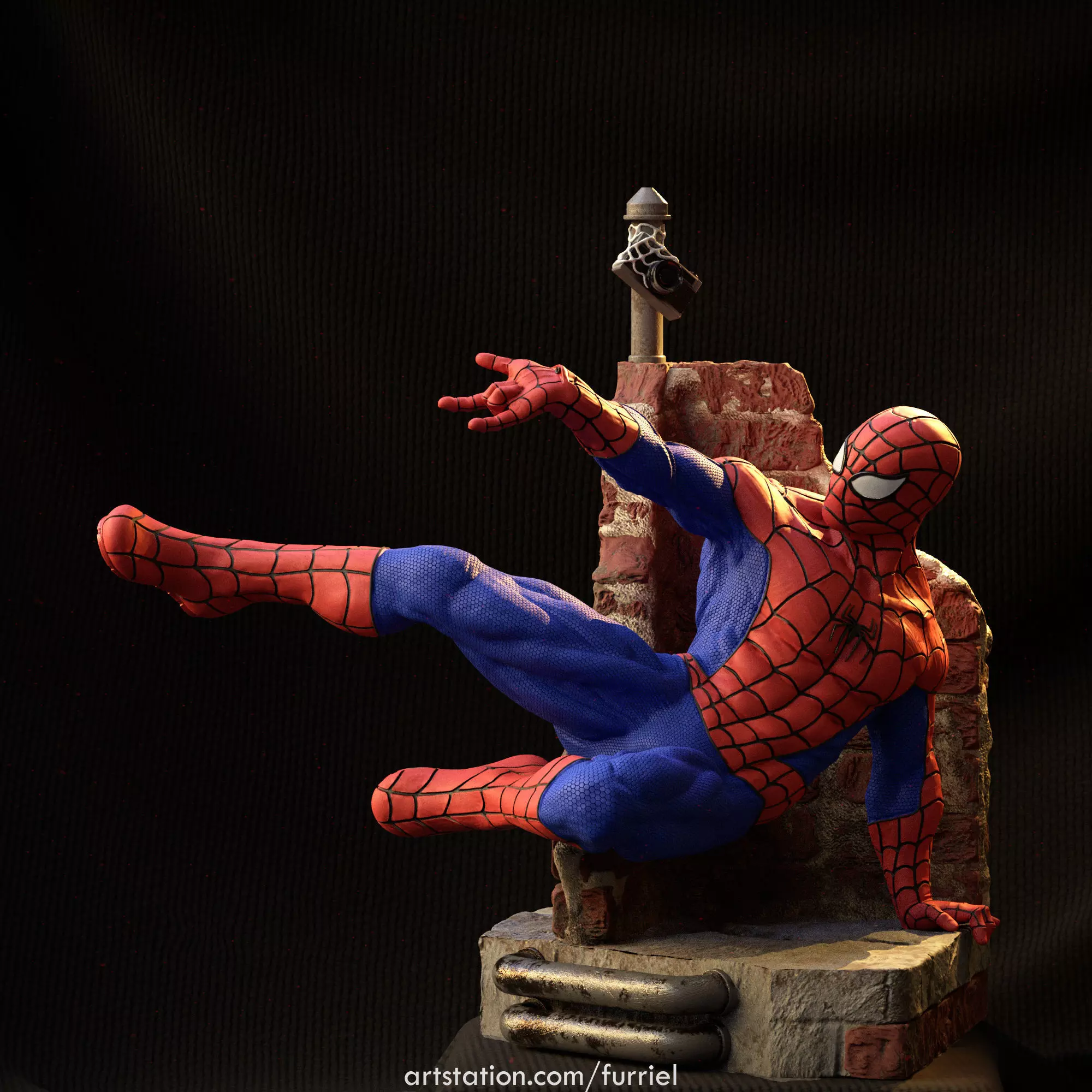 Spider-man 1994 STL spiderman 3D print model