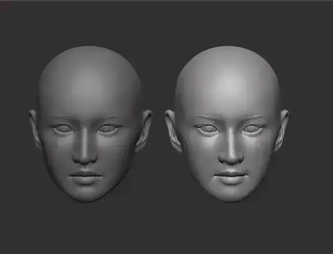 Liu Yifei Crystal Liu HEAD 3D STL FOR PRINT 3D print model