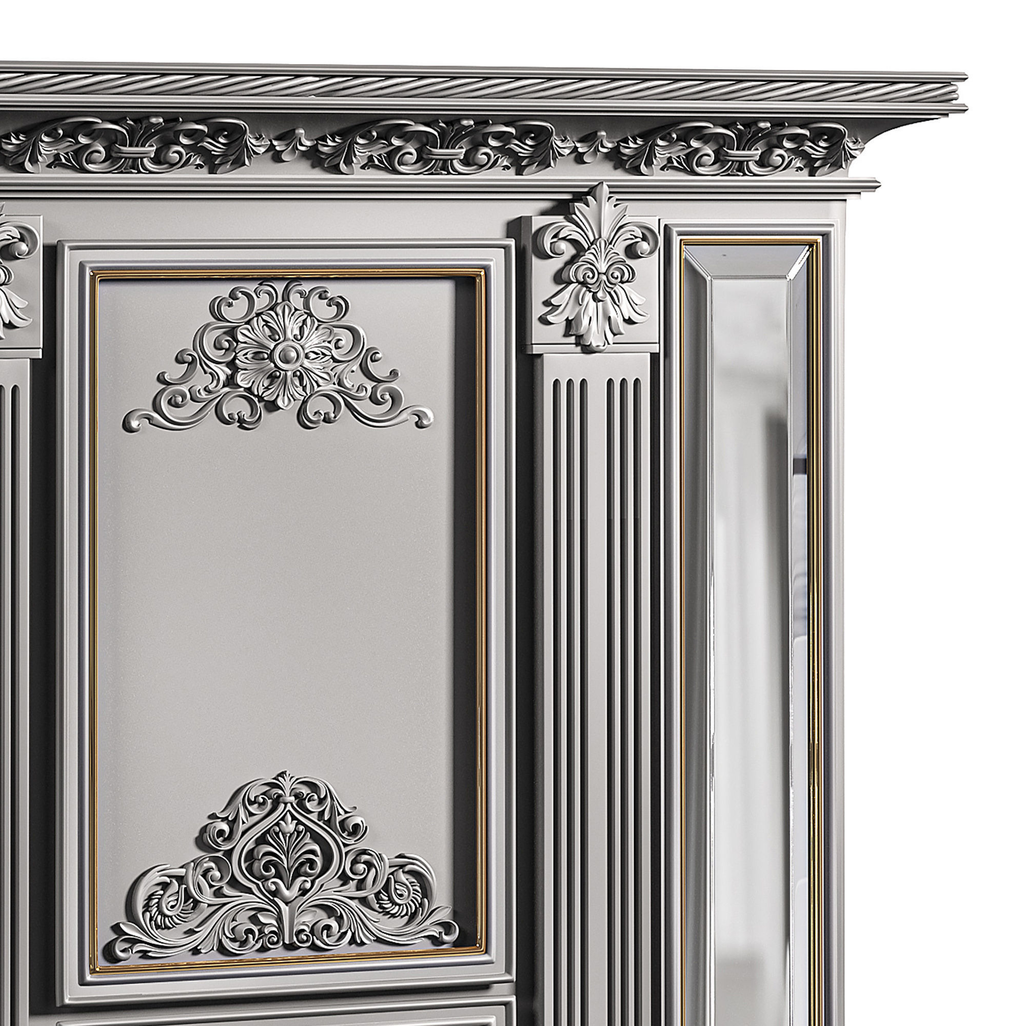 Wardrobe  3D model_2