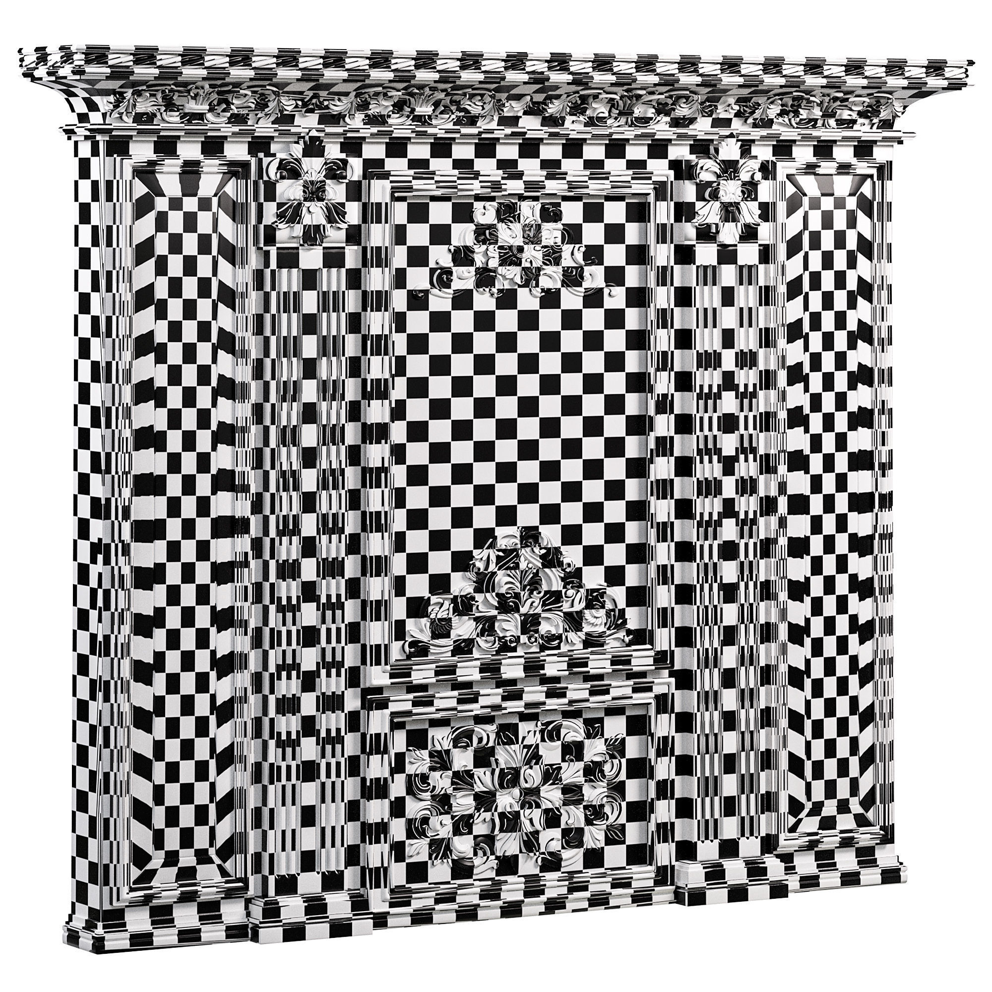 Wardrobe  3D model_4