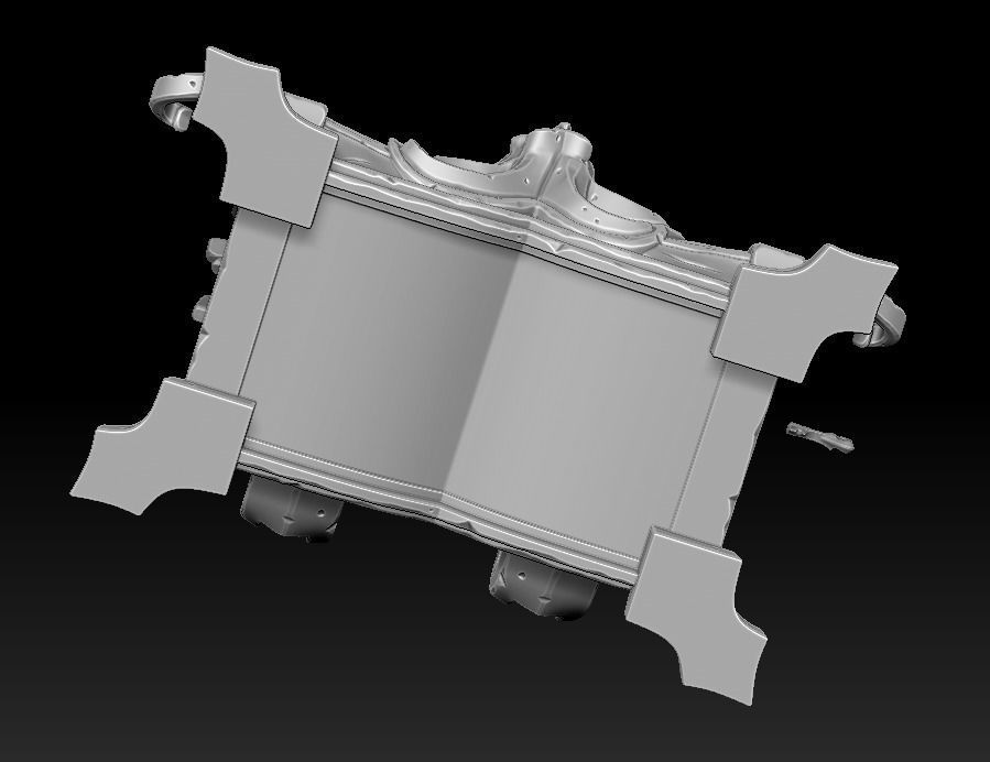 Ancient chest 3d print 3D print model_7