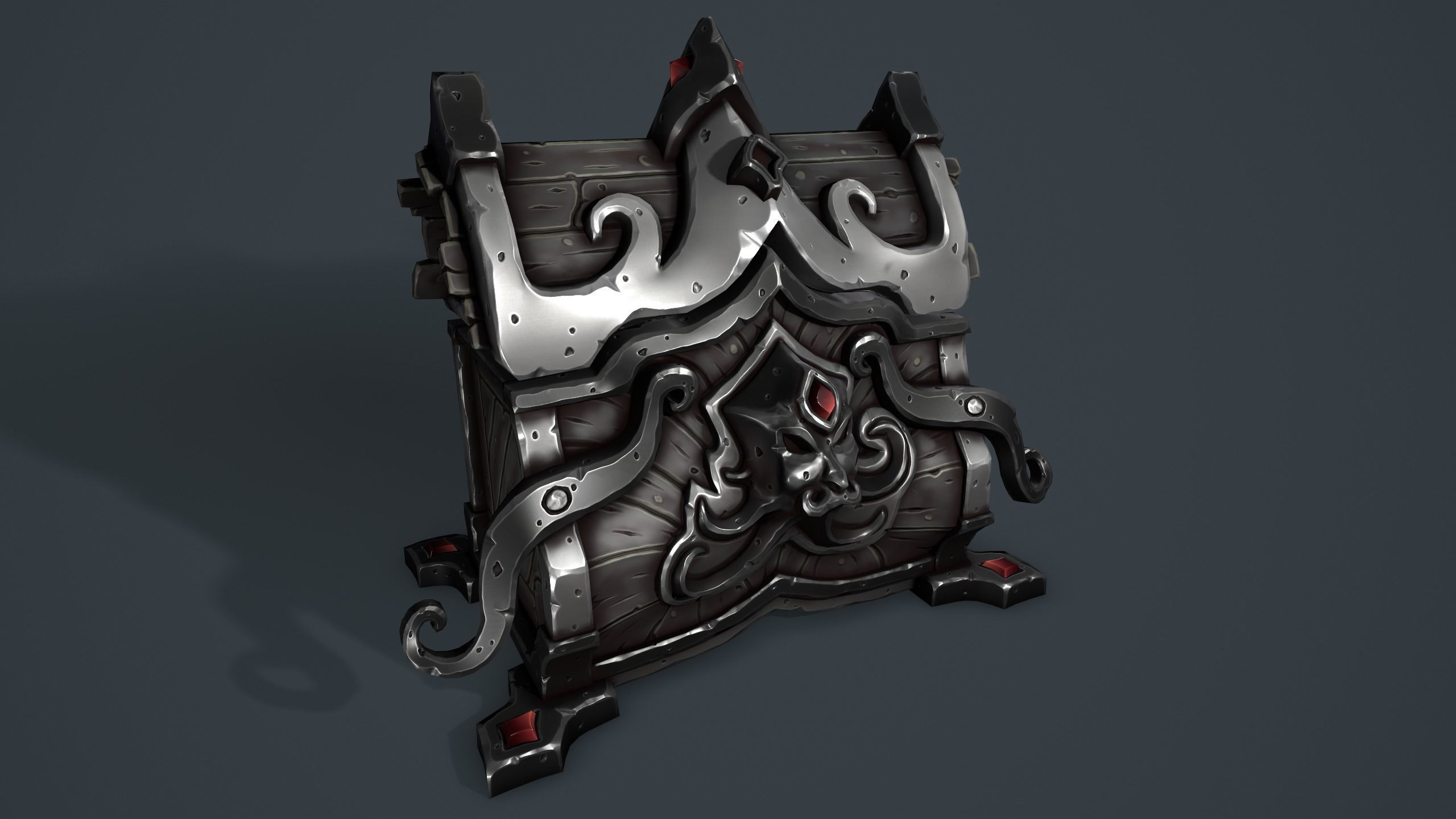 Ancient chest 3d print 3D print model_16