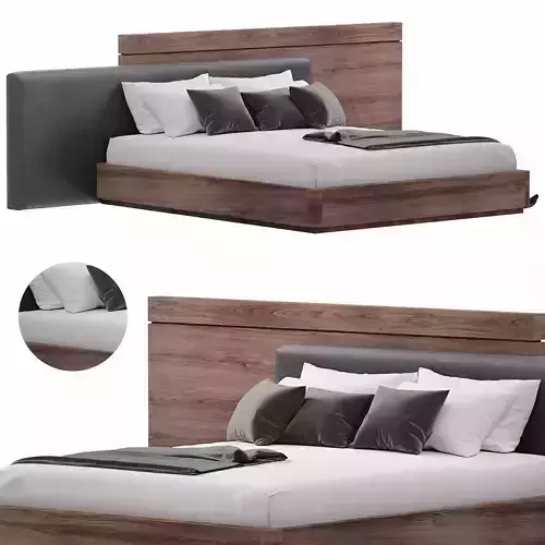 double storage bed ks by lazzoni 