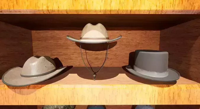 Gameready male hat pack