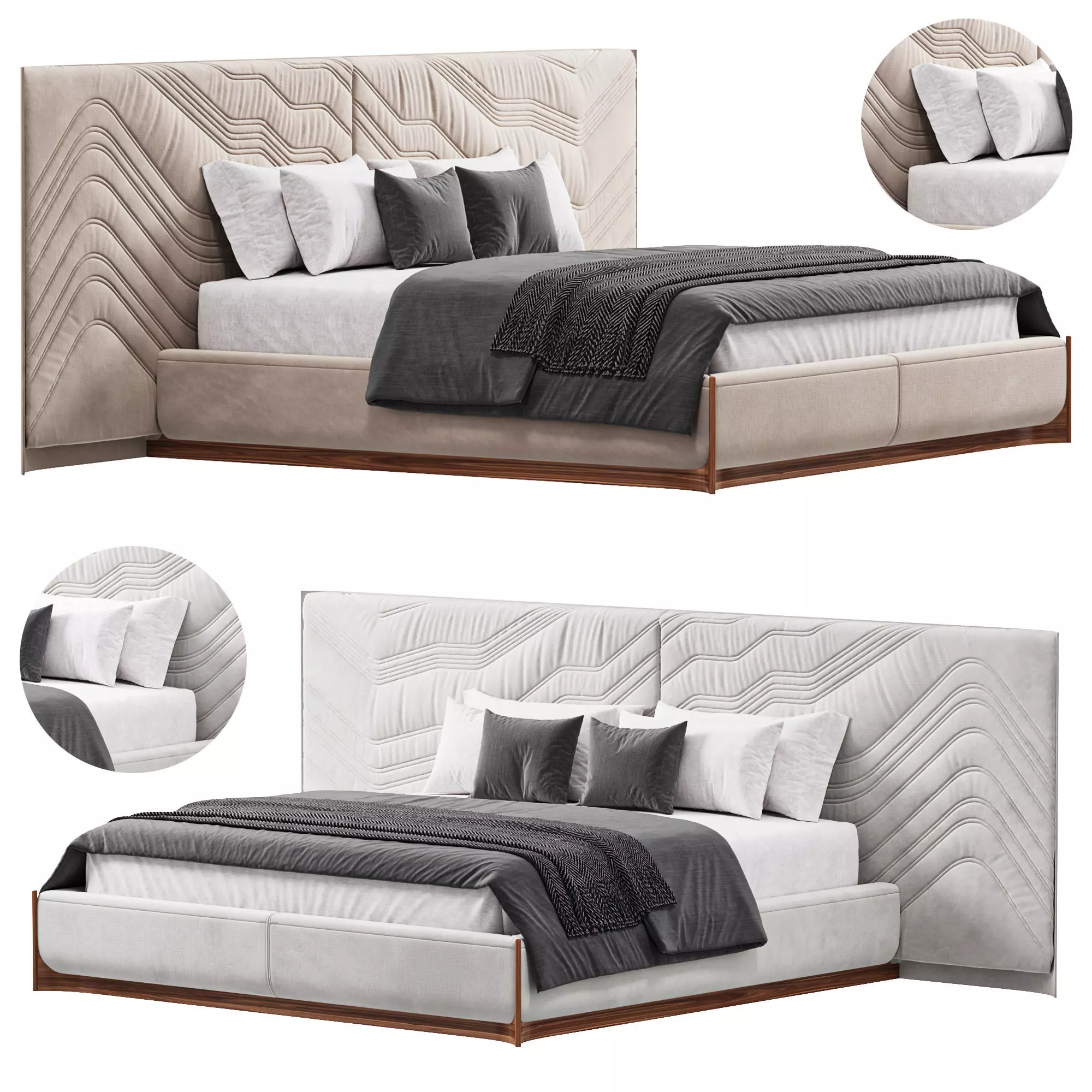 CA FOSCARI Bed Catalogue 3D model
