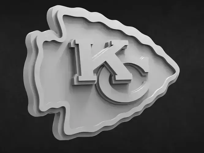 Kansas City Chiefs Logo 3D print model