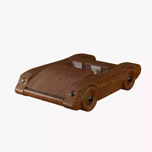 Wooden Toy Sports Car