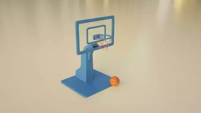 Cartoon basketball rack