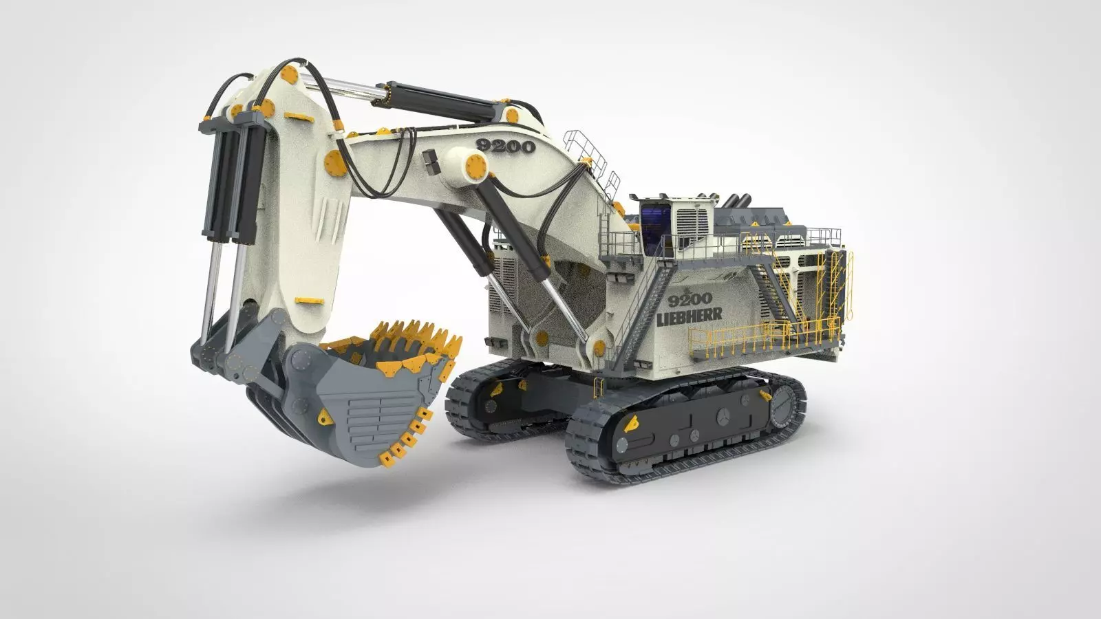 Liebherr R9200 Mining Excavator 3D model