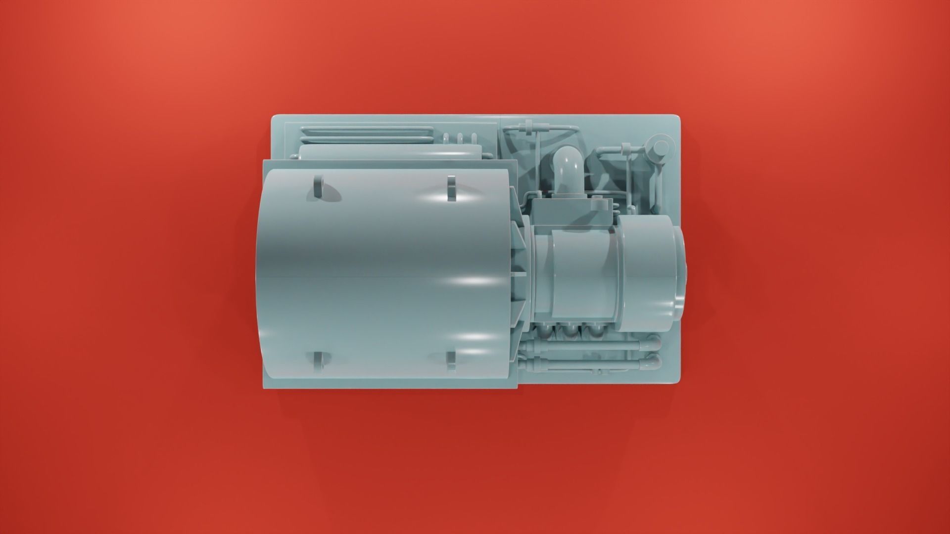 Engine Room Big Installations - Scatter Terrain 3D print model_23