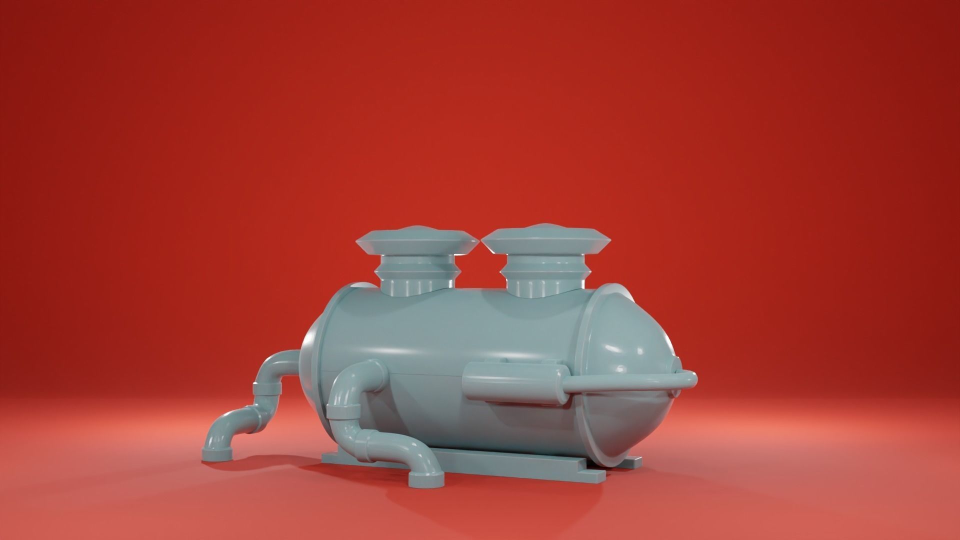 Engine Room Big Installations - Scatter Terrain 3D print model_1