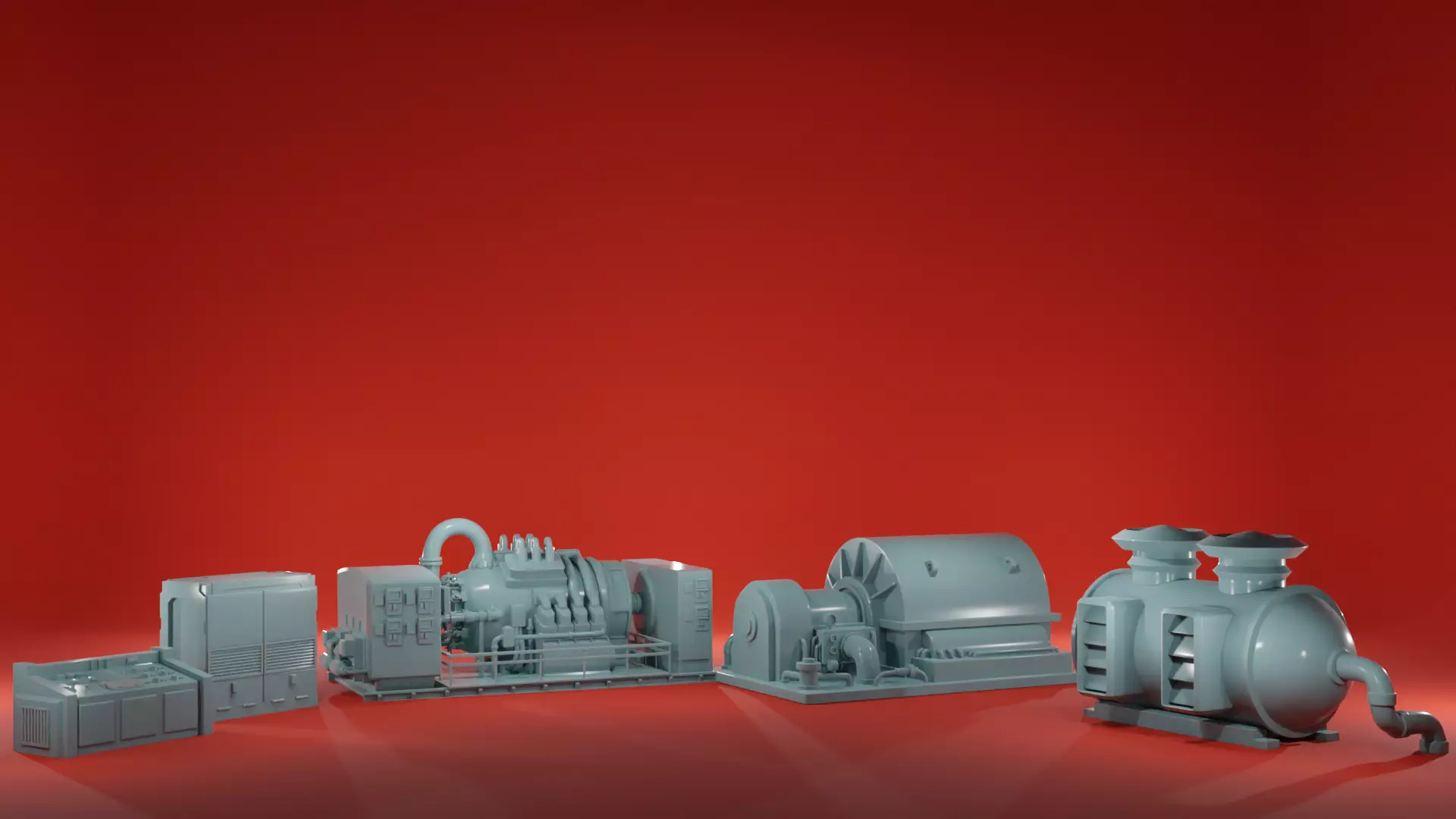 Engine Room Big Installations - Scatter Terrain 3D print model_0