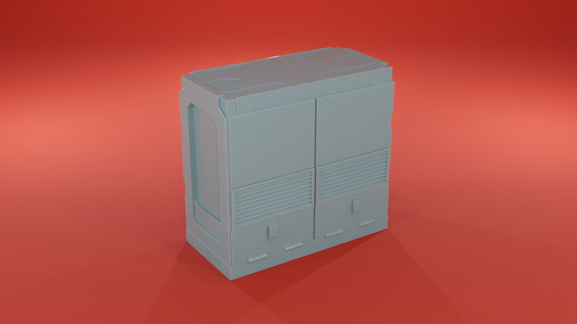 Engine Room Big Installations - Scatter Terrain 3D print model_8