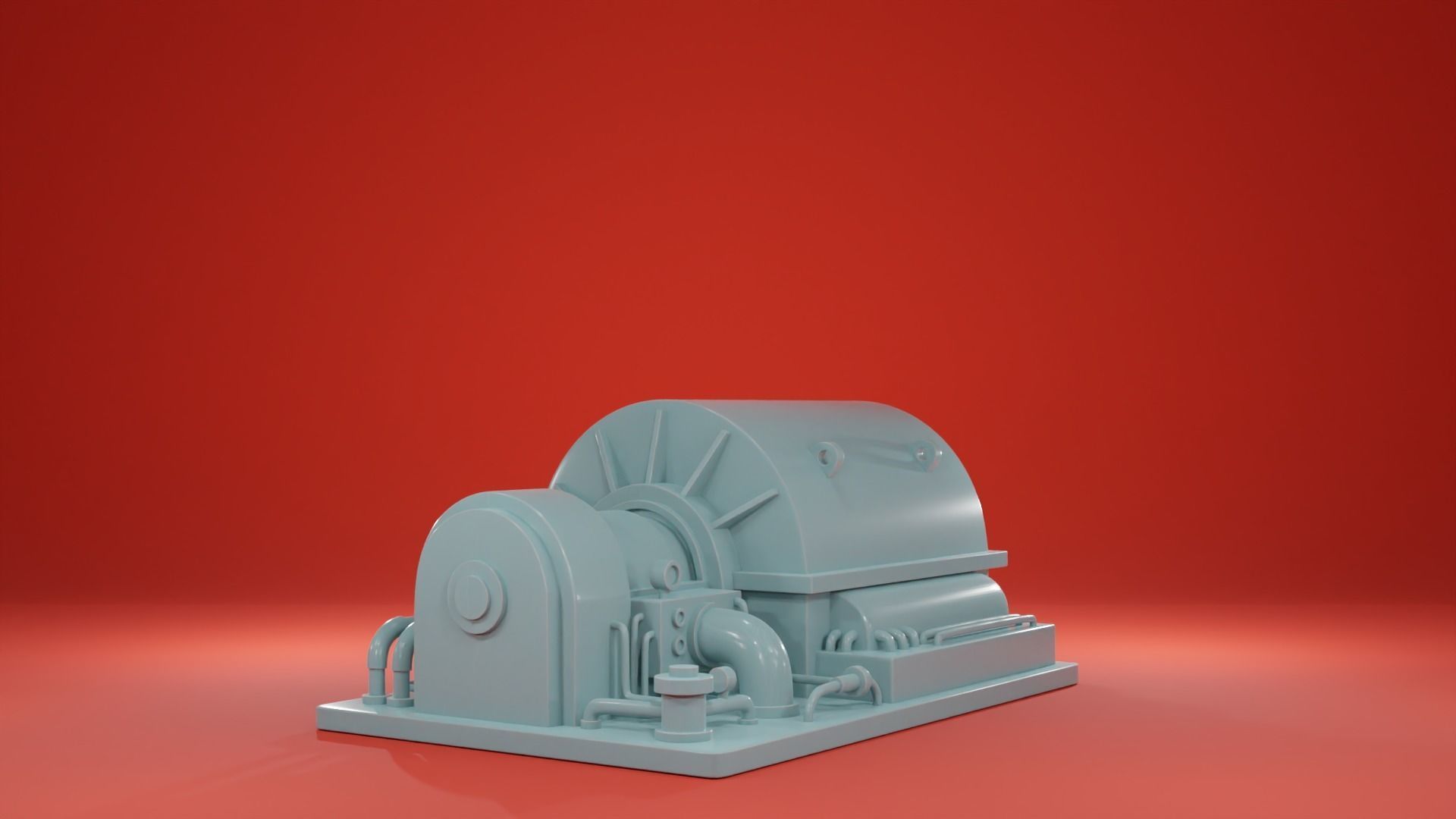 Engine Room Big Installations - Scatter Terrain 3D print model_5