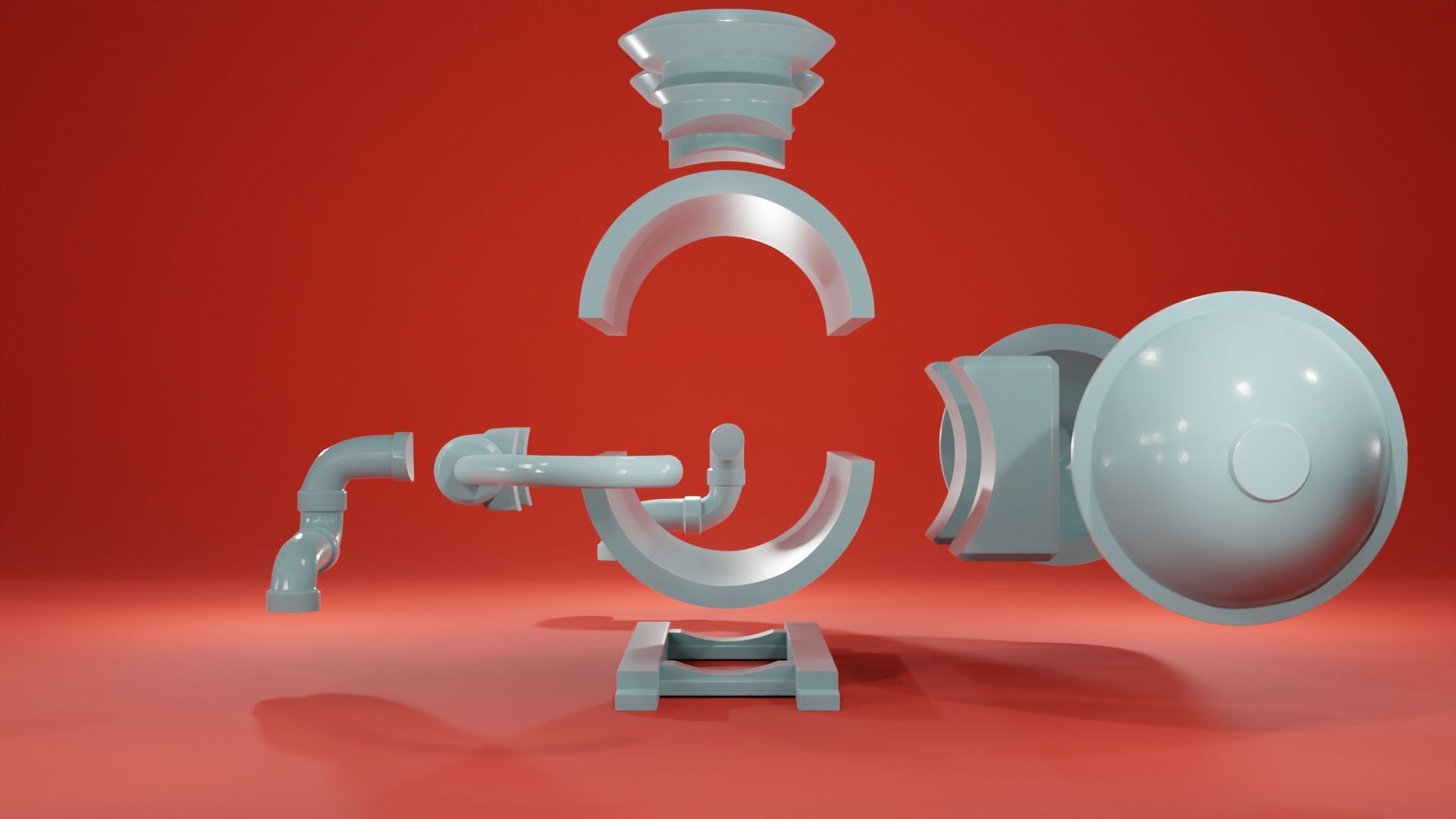 Engine Room Big Installations - Scatter Terrain 3D print model_38