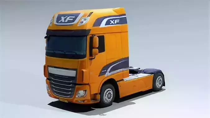 truck Low-Poly Ride 3D Car Model Excellence Low-poly 3D model