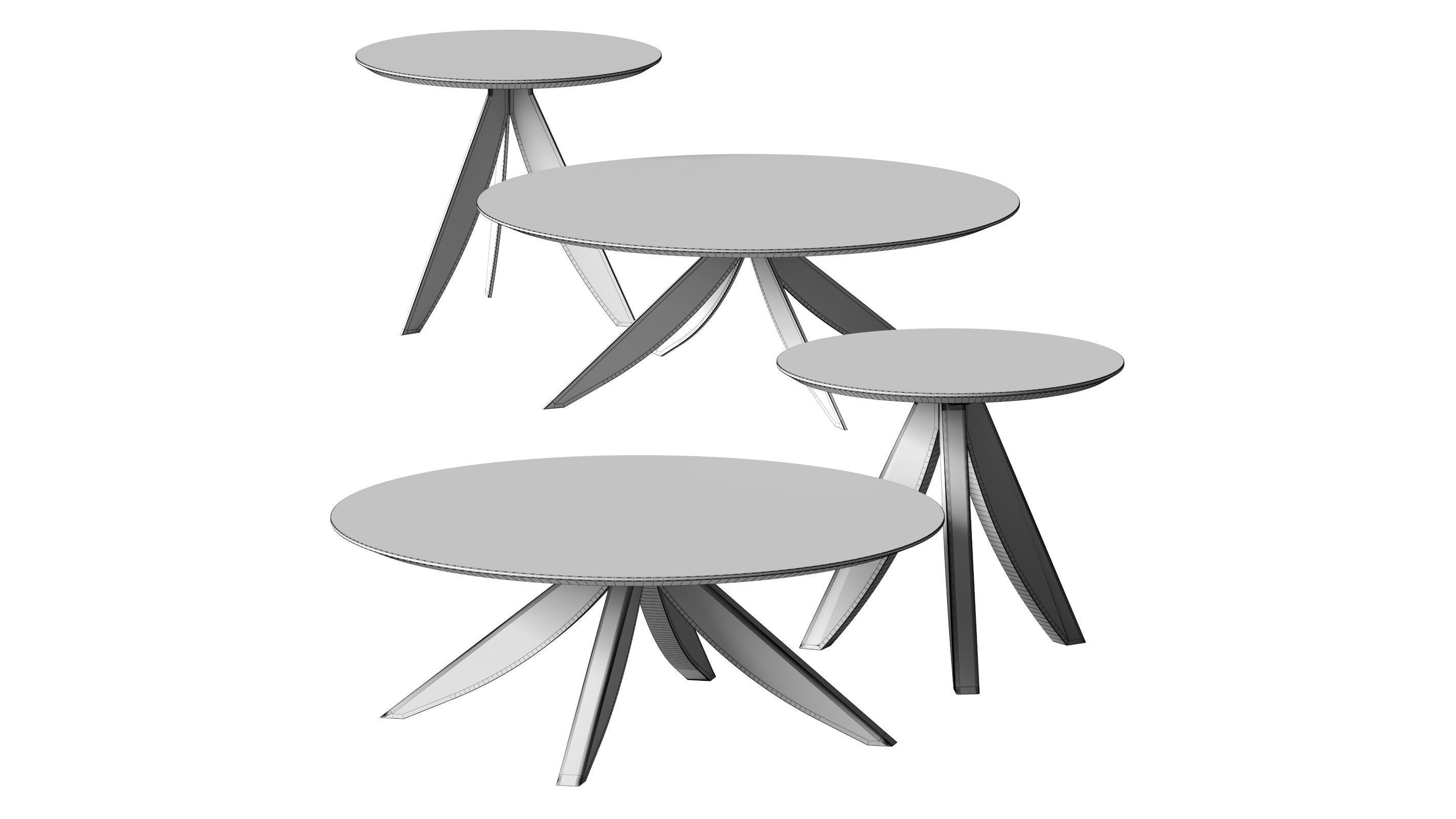 BertO CIRCUS coffee table 3D model_1