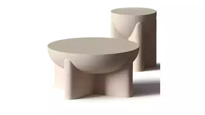 West Elm - Monti Lava Stone coffee table