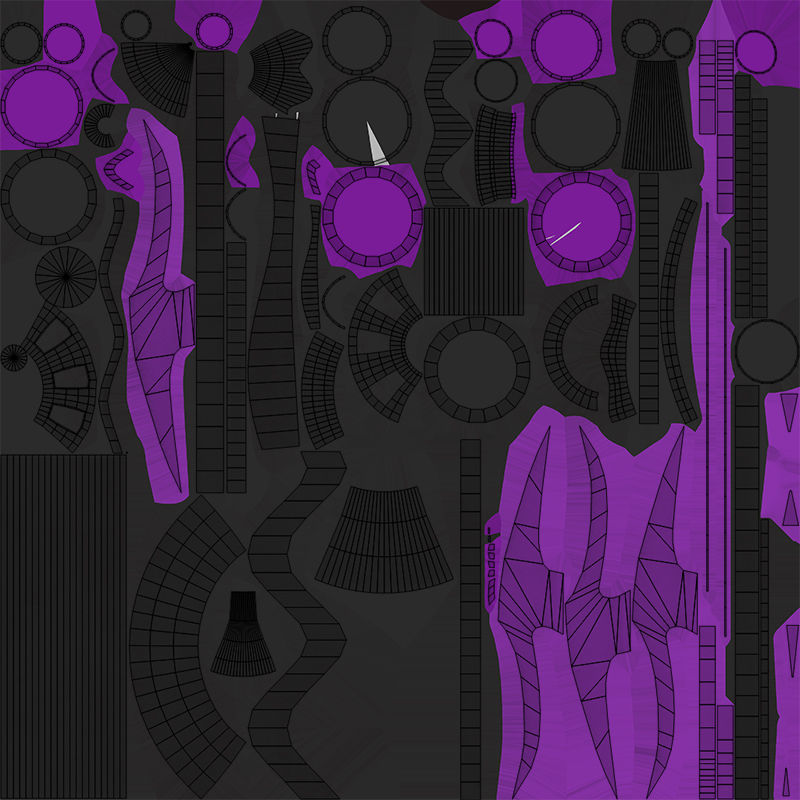 6 Sci Fi Battle Hammers All PBR Unity UE Textures Included 3D Model Collection_32