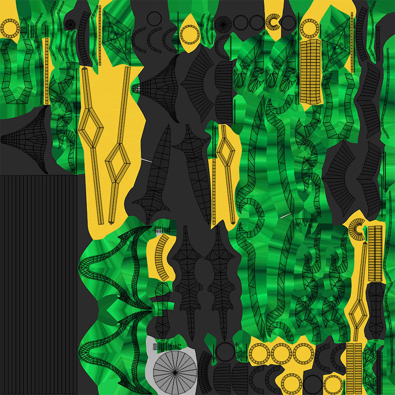 6 Sci Fi Battle Hammers All PBR Unity UE Textures Included 3D Model Collection_38