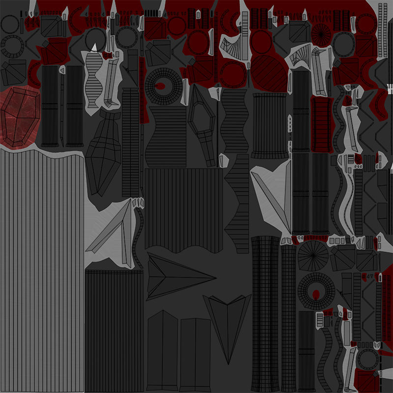 6 Sci Fi Battle Hammers All PBR Unity UE Textures Included 3D Model Collection_20