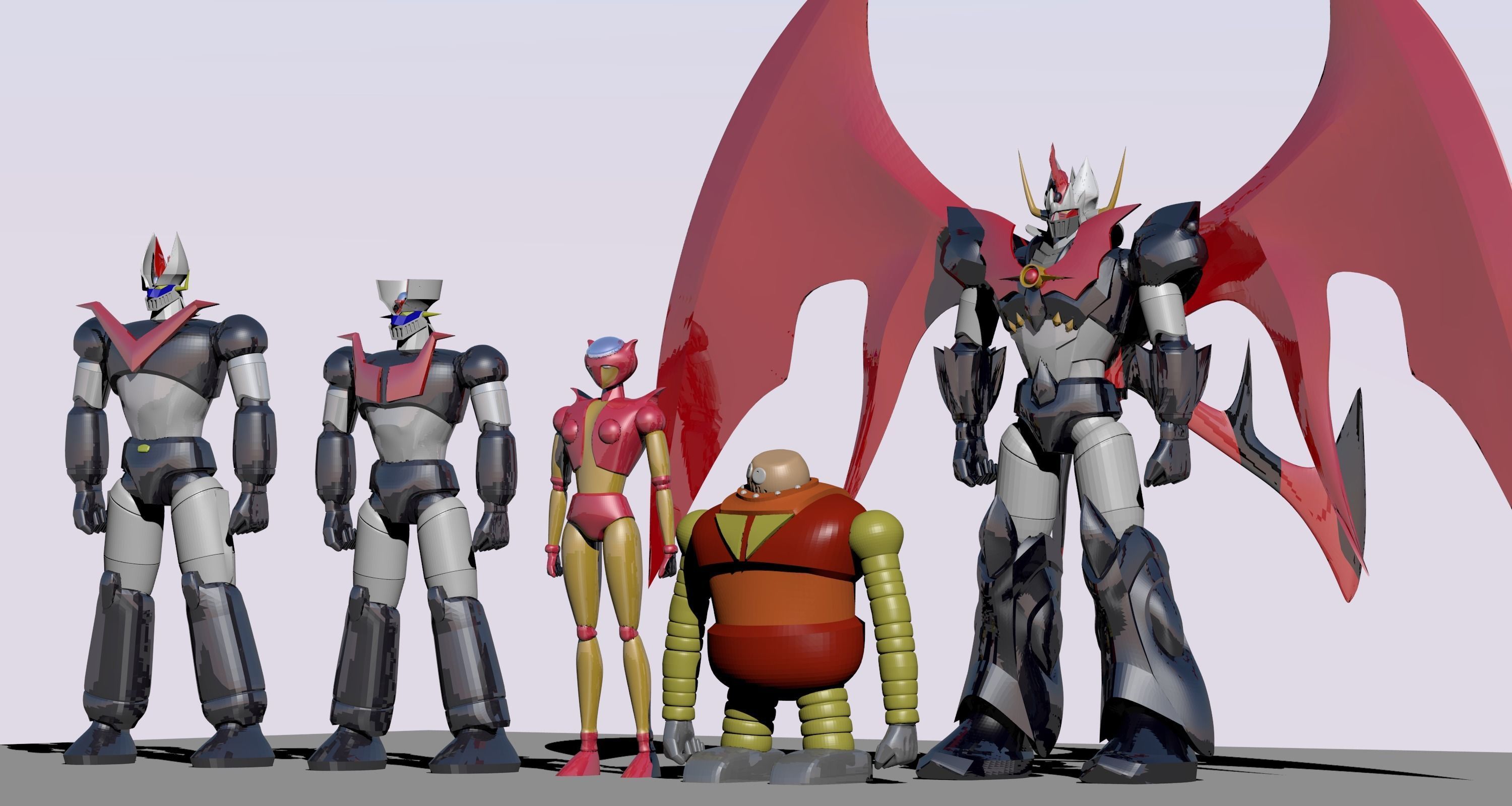 mazinger z -  boss robot 3D print model_11