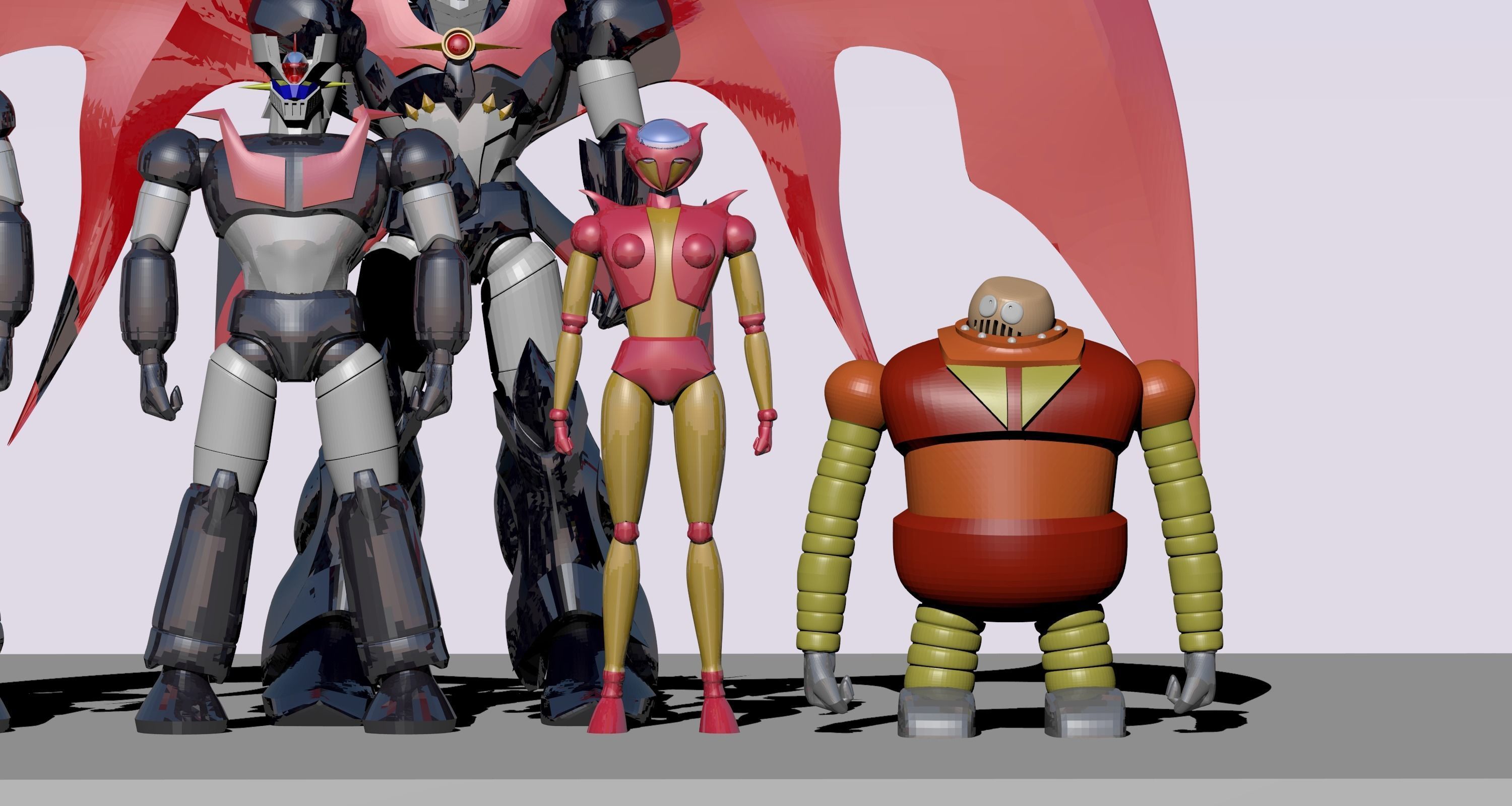 mazinger z -  boss robot 3D print model_10