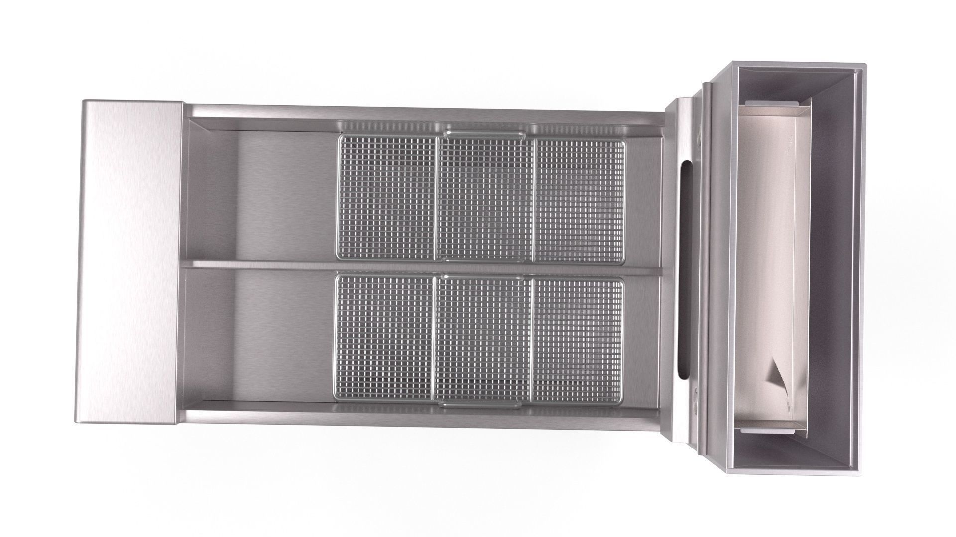 Anets Goldenfry Split Pot Fryer AGG14T 3D model_11