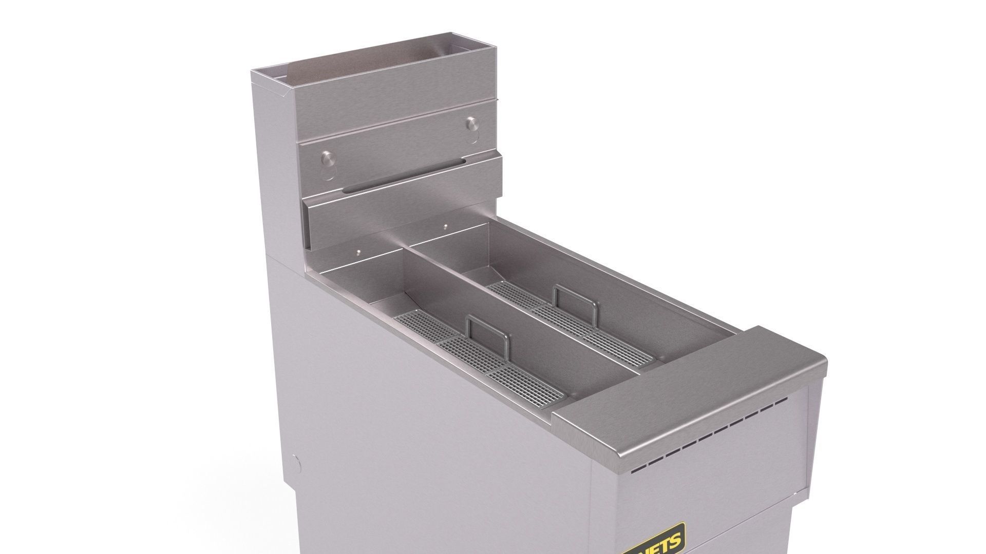 Anets Goldenfry Split Pot Fryer AGG14T 3D model_1