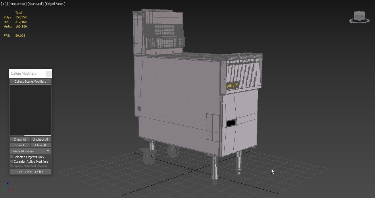 Anets Goldenfry Split Pot Fryer AGG14T 3D model_4