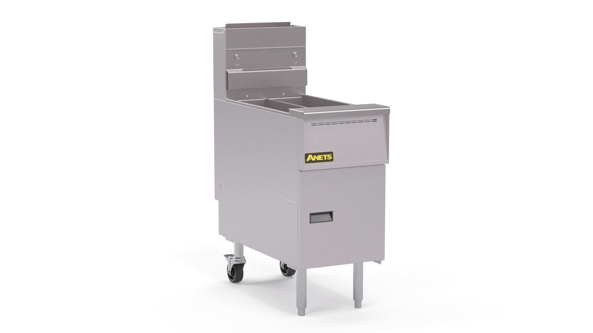 Anets Goldenfry Split Pot Fryer AGG14T 3D model_8