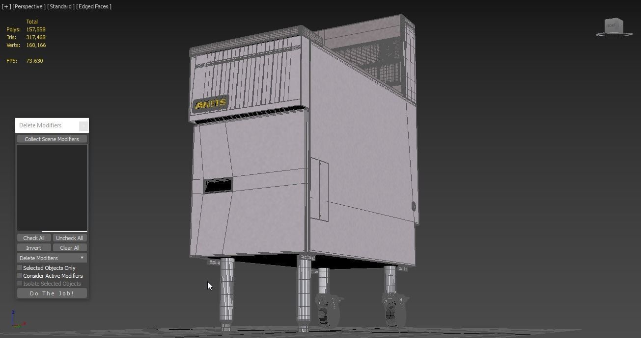 Anets Goldenfry Split Pot Fryer AGG14T 3D model_7