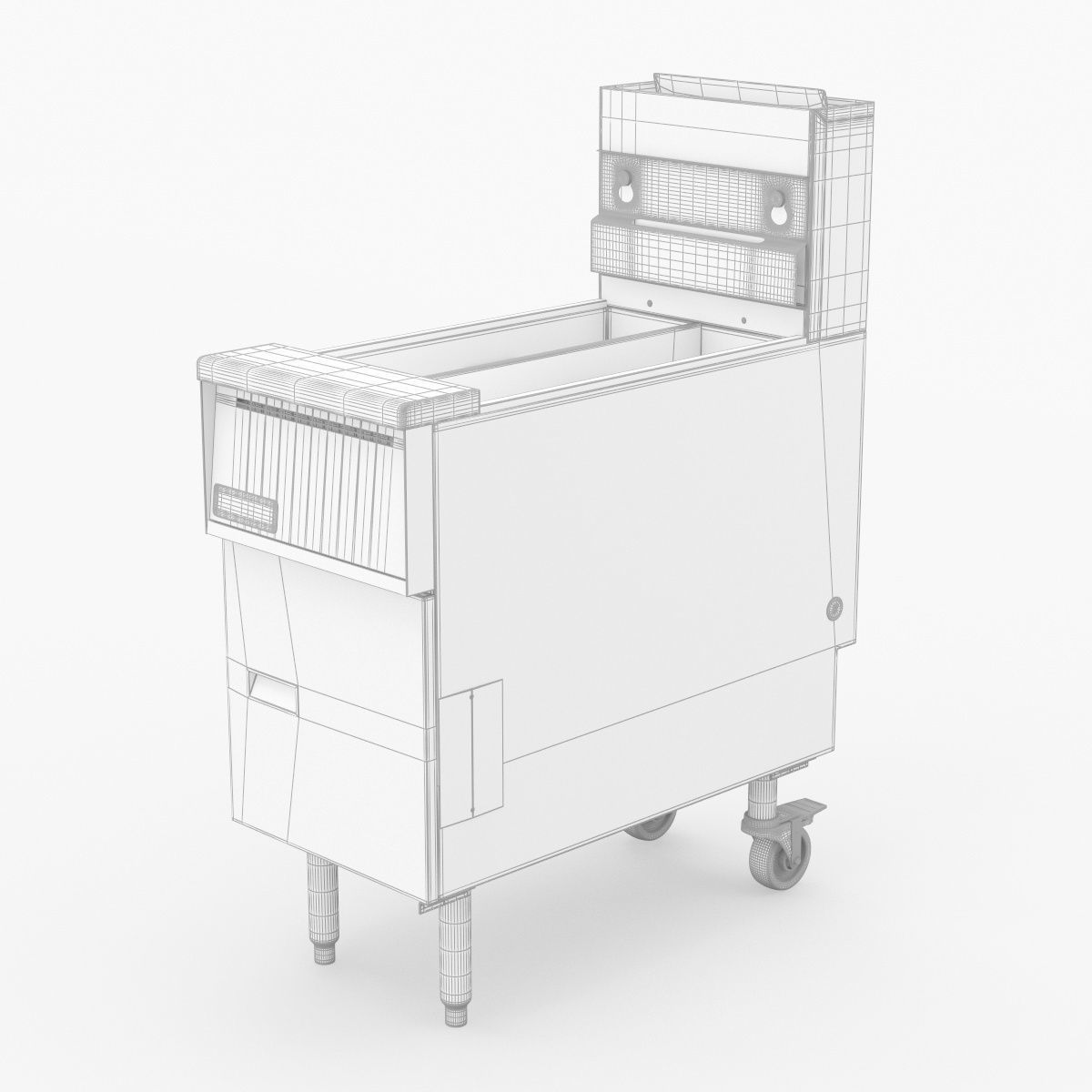 Anets Goldenfry Split Pot Fryer AGG14T 3D model_32