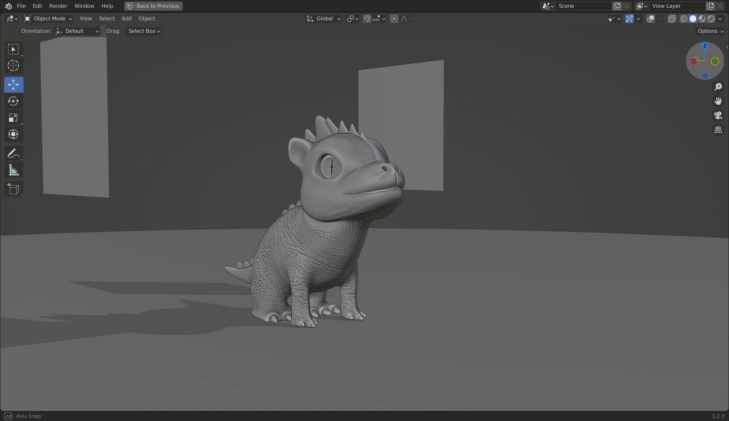 Baby Dragon 3D Model Low-poly 3D model_18