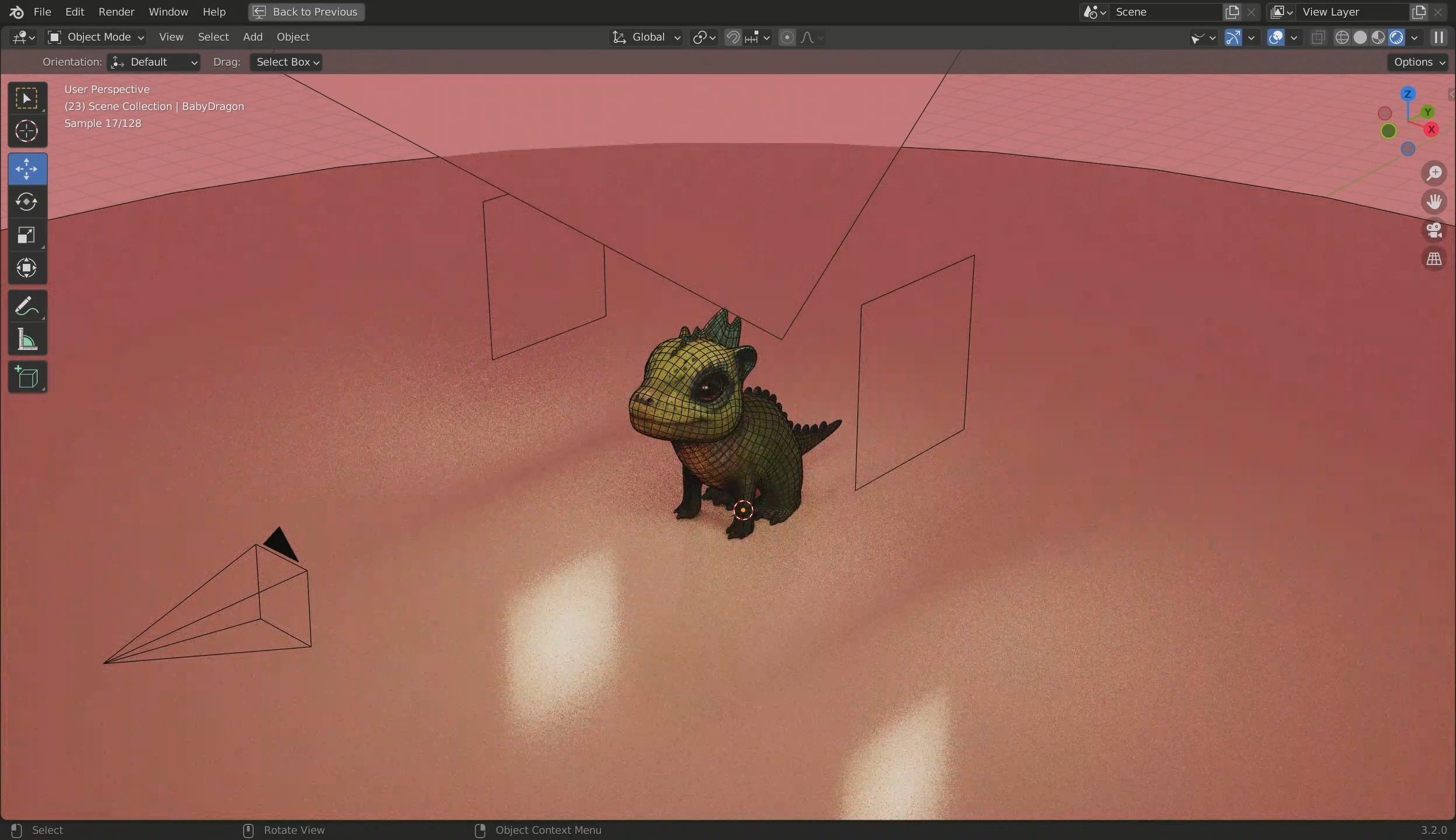 Baby Dragon 3D Model Low-poly 3D model_38