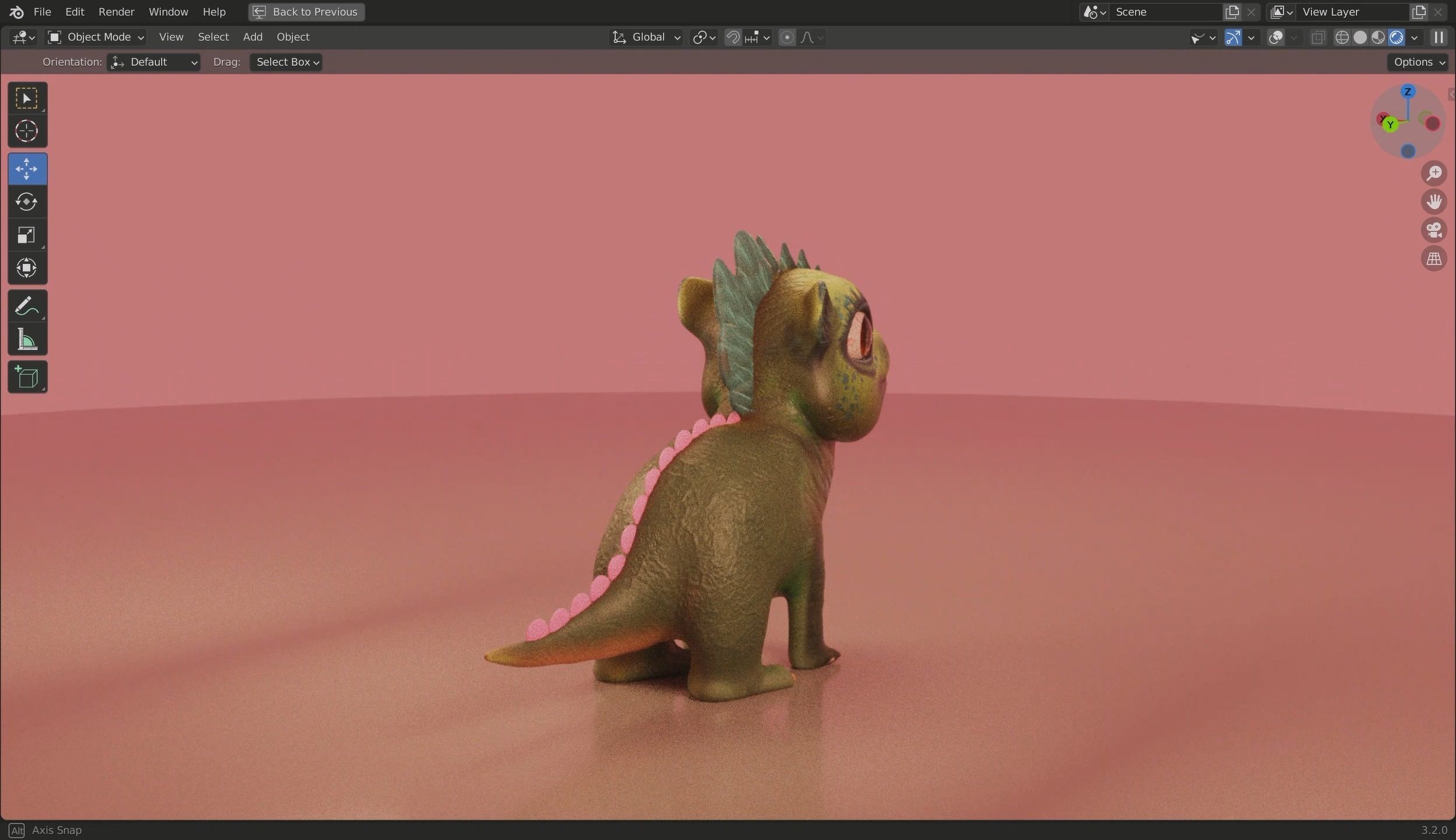 Baby Dragon 3D Model Low-poly 3D model_25