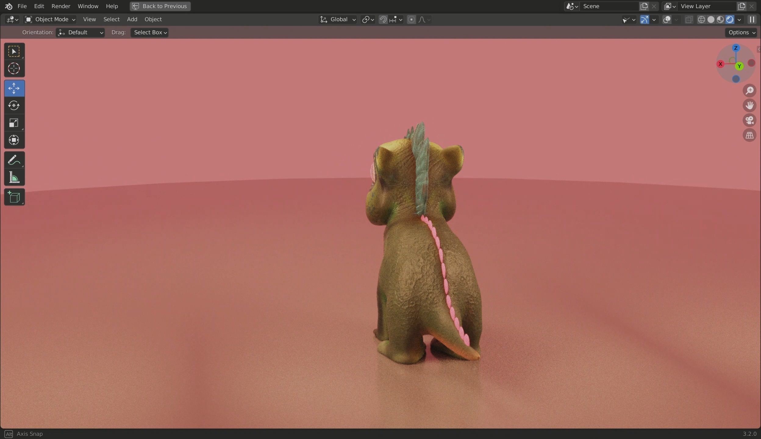 Baby Dragon 3D Model Low-poly 3D model_24