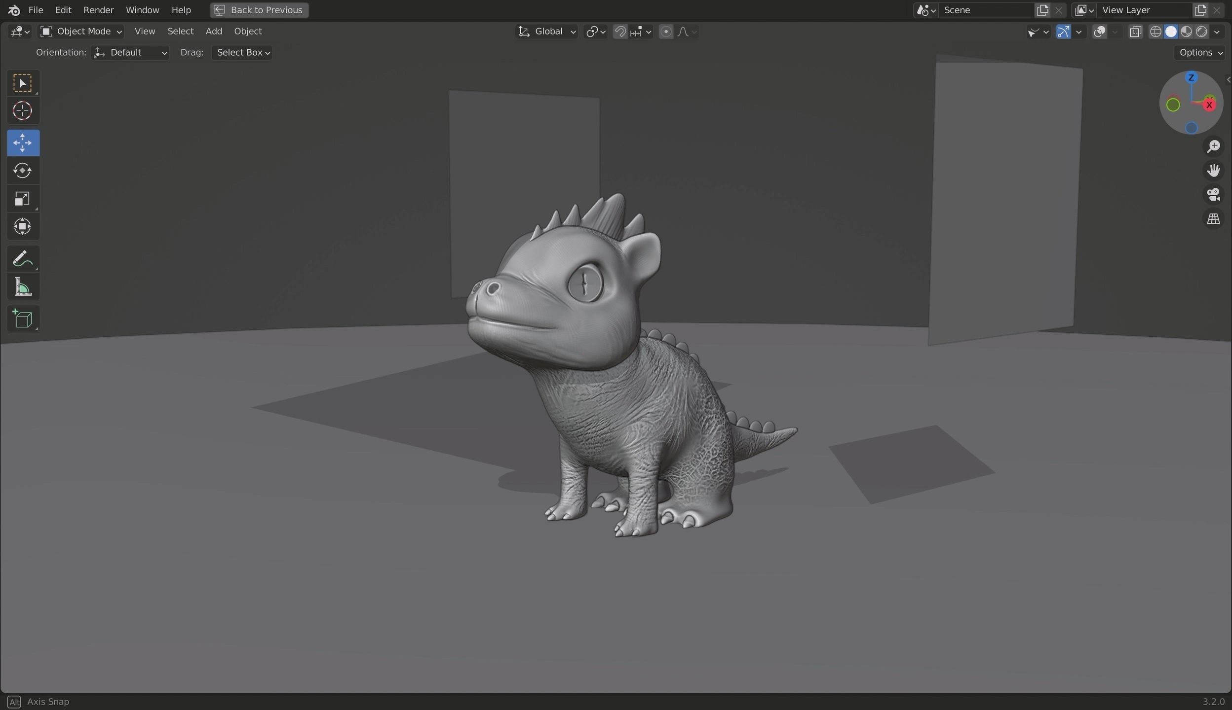 Baby Dragon 3D Model Low-poly 3D model_22