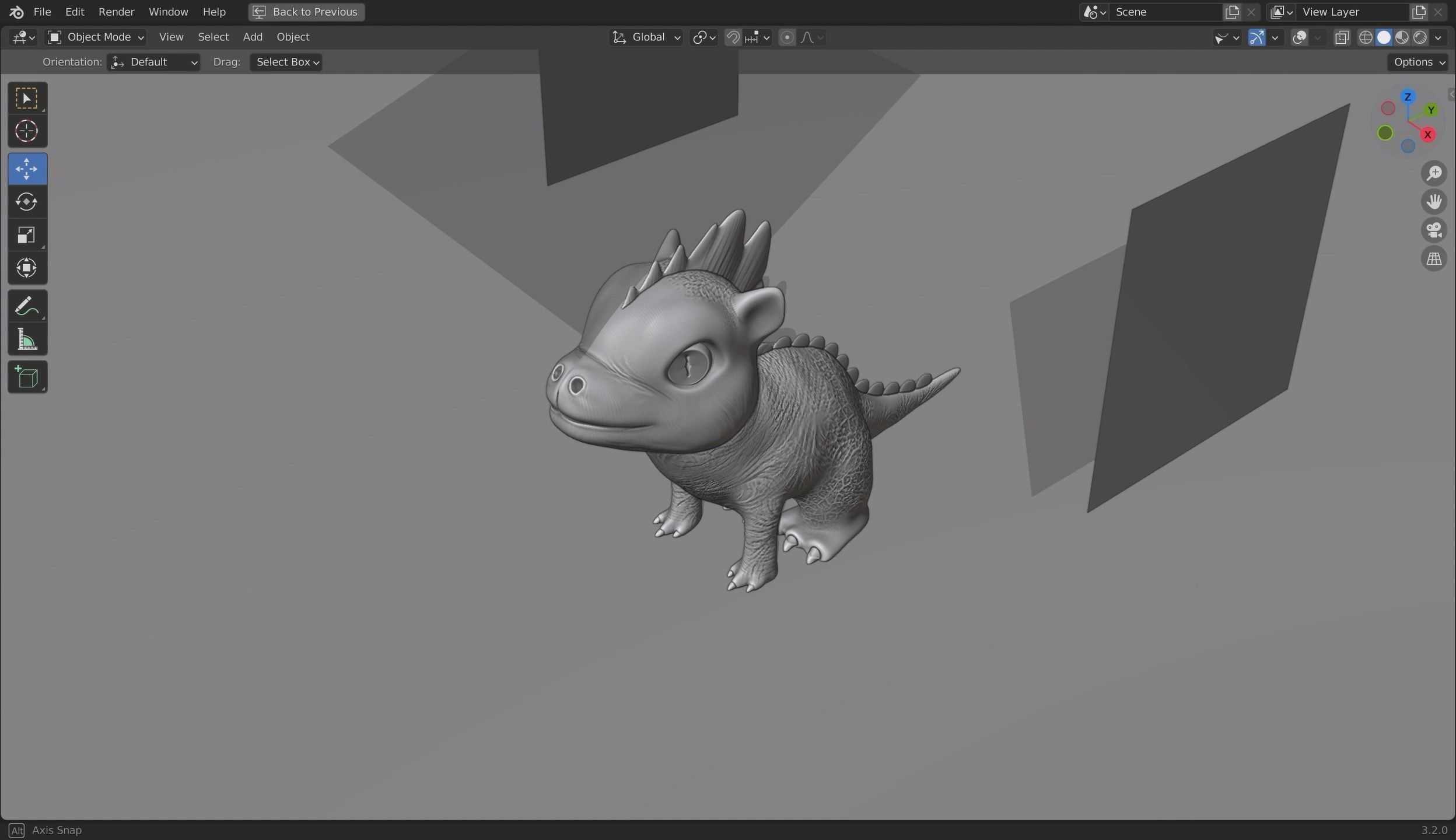 Baby Dragon 3D Model Low-poly 3D model_16