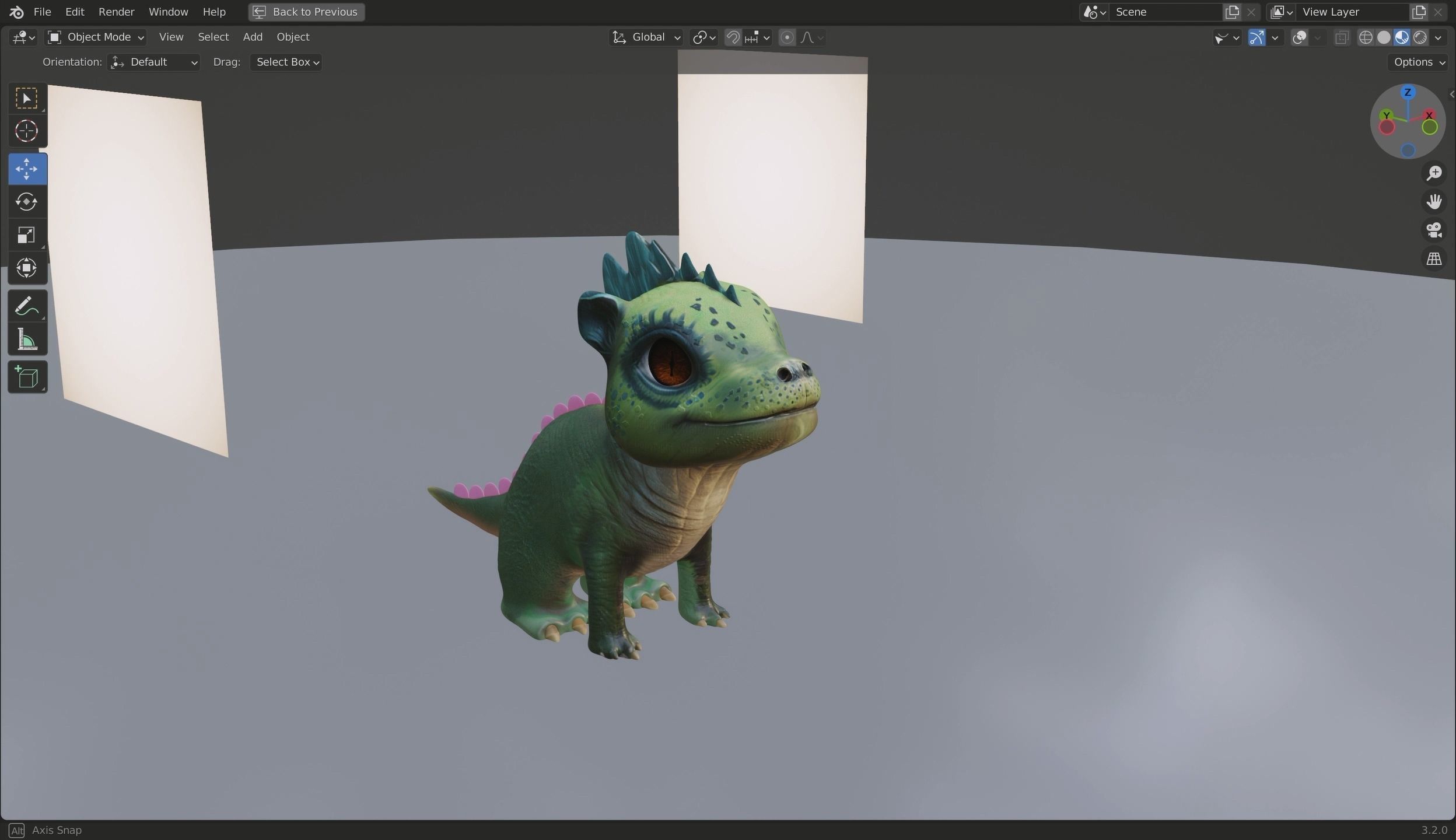 Baby Dragon 3D Model Low-poly 3D model_10
