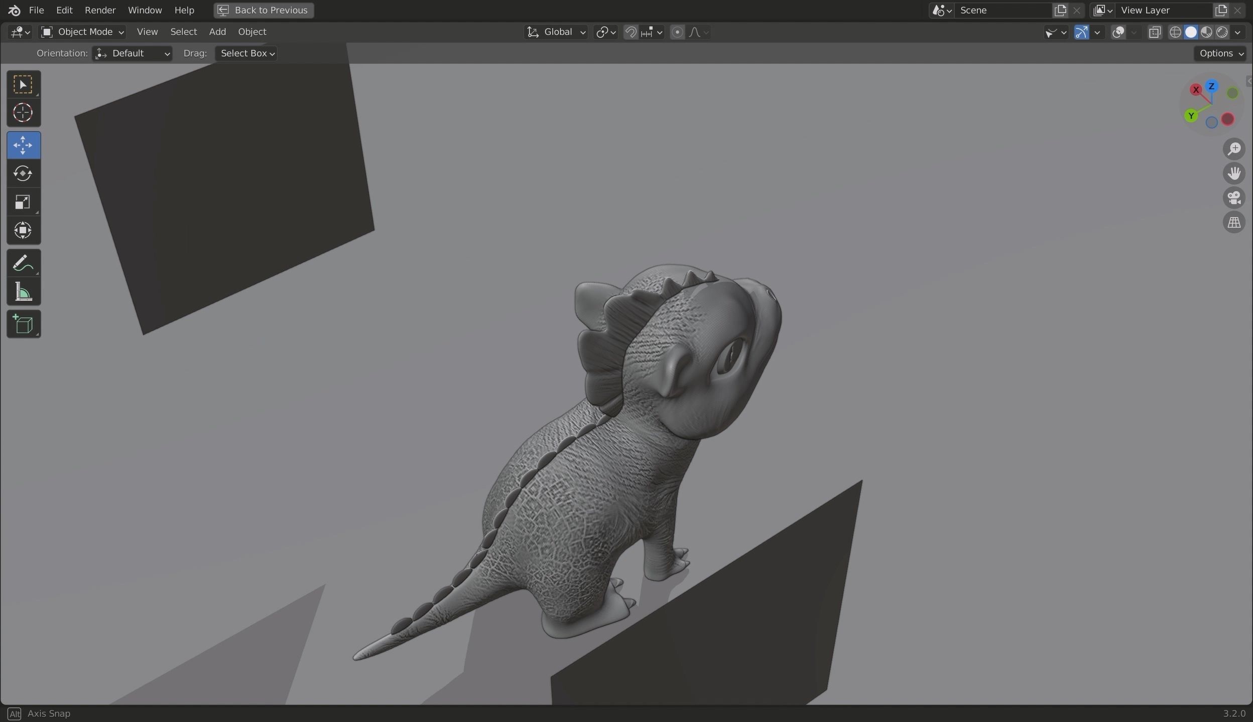 Baby Dragon 3D Model Low-poly 3D model_20