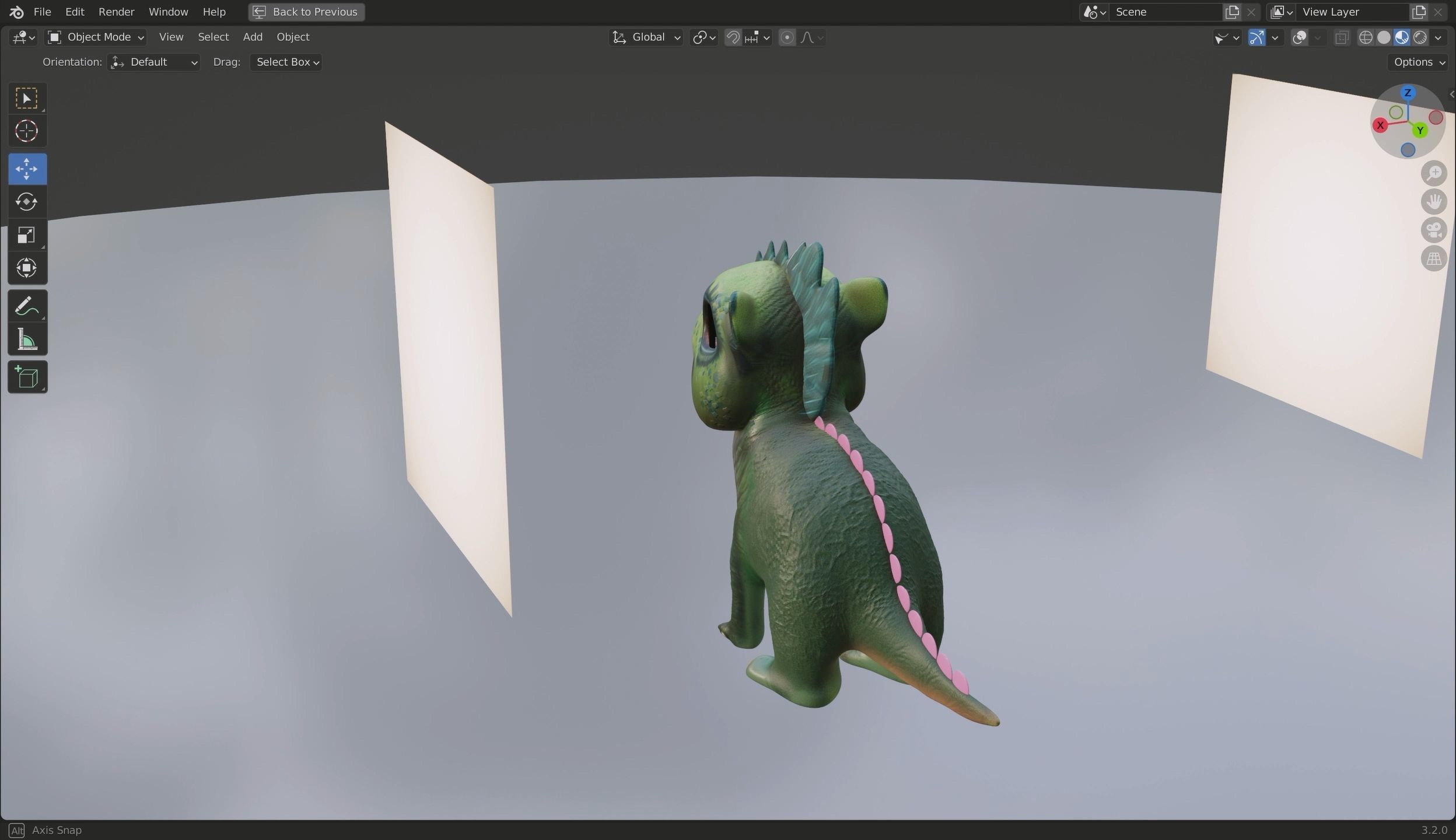 Baby Dragon 3D Model Low-poly 3D model_12