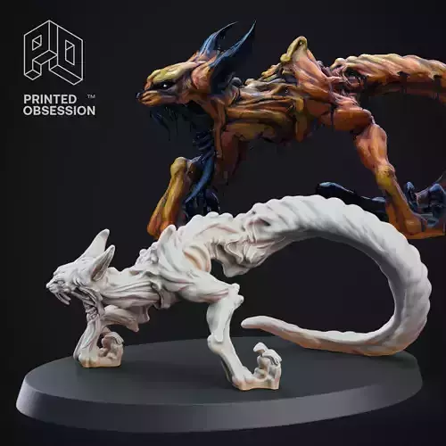 Tazelwurm - 3D Printable TTRPG - PRESUPPORTED - 32mm Scale