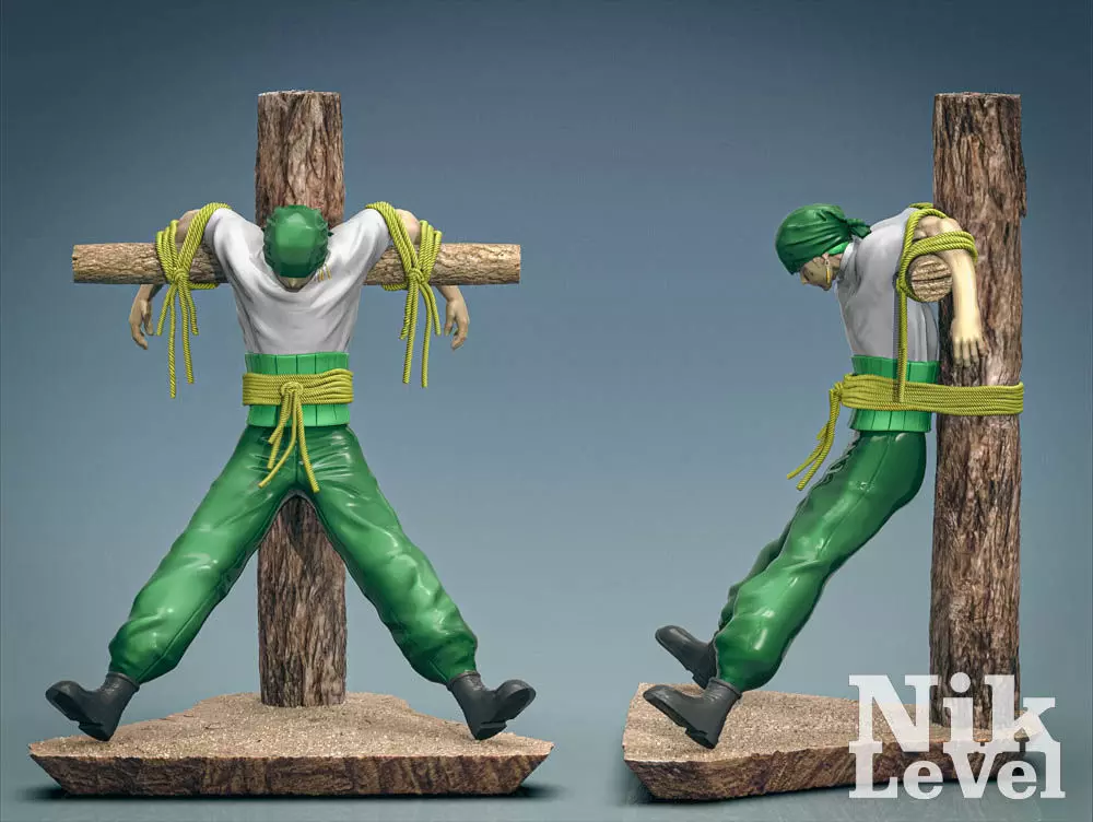 Roronoa Zoro One Piece 3D Printable 3D print model