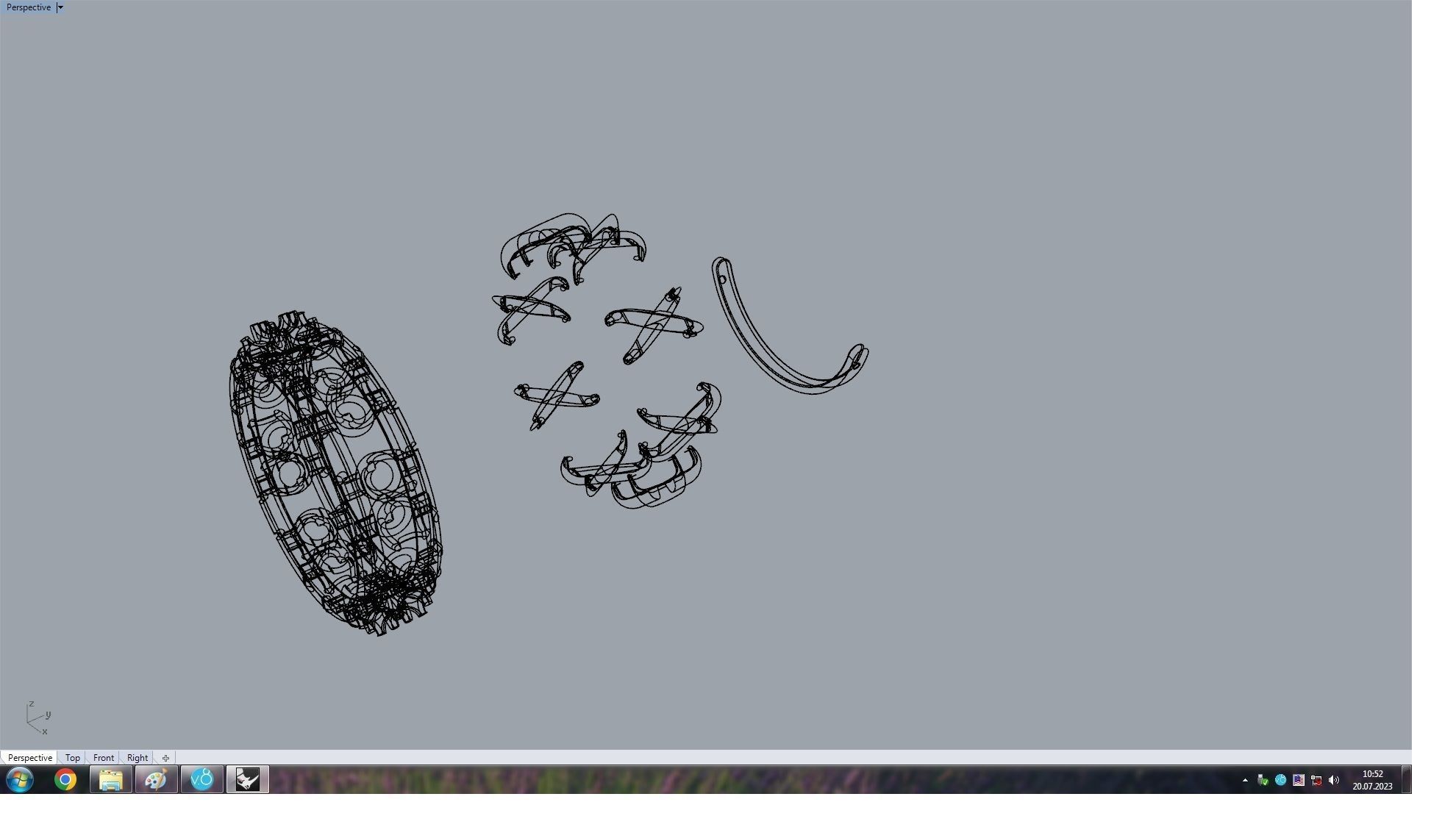  Sixteen Stone Ring 17 3mm 3D print model_7