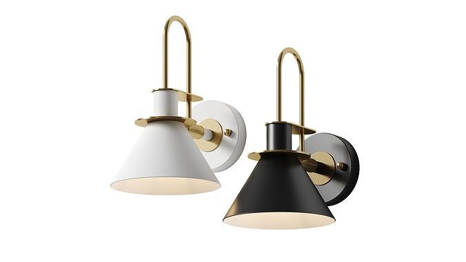 Loadamer MACARON HORN WALL LAMP 3D model
