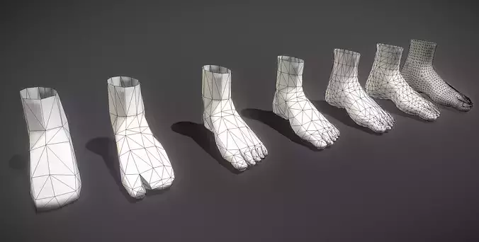 Low Poly Foots
