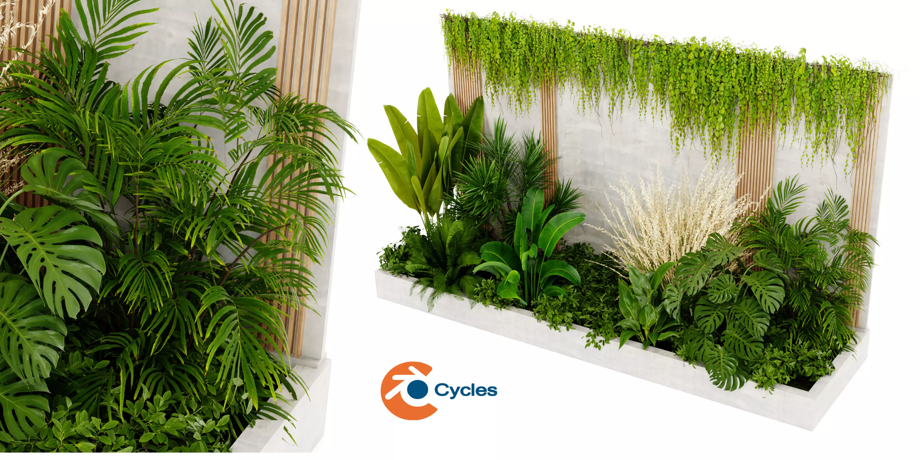 Collection plant vol 471 - blender model 3D model