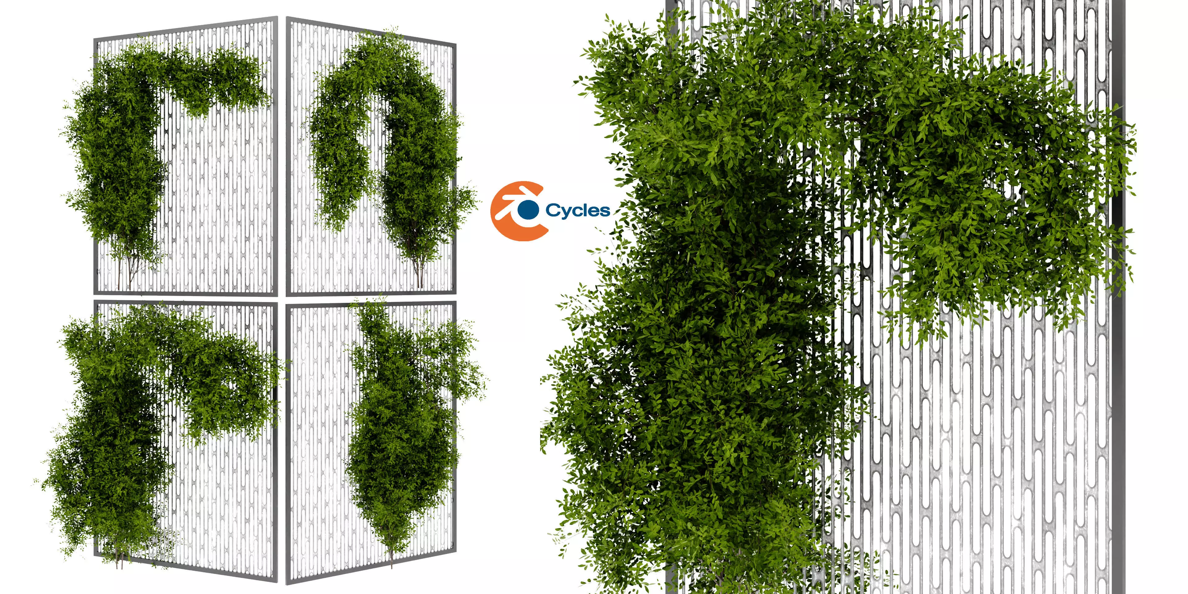 Collection plant vol 472 - blender model  3D model_0